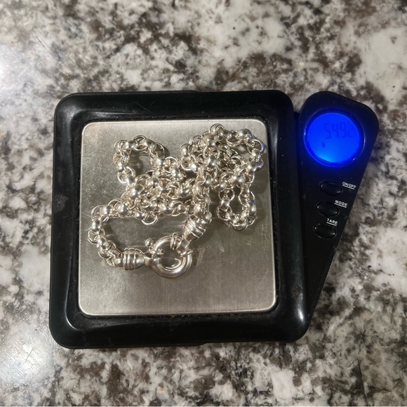 Heavy Sterling Rolo Chain - Picture 4 of 4